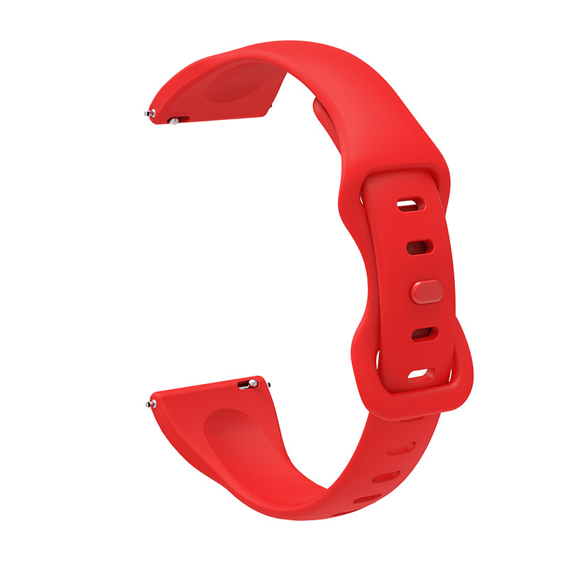 20mm Soft Silicone Smart Watch Band with 8-shaped Buckle Replacement Wrist Strap 20mm Soft Silicone Smart Watch Band with 8-shaped Buckle Replacement Wrist Strap